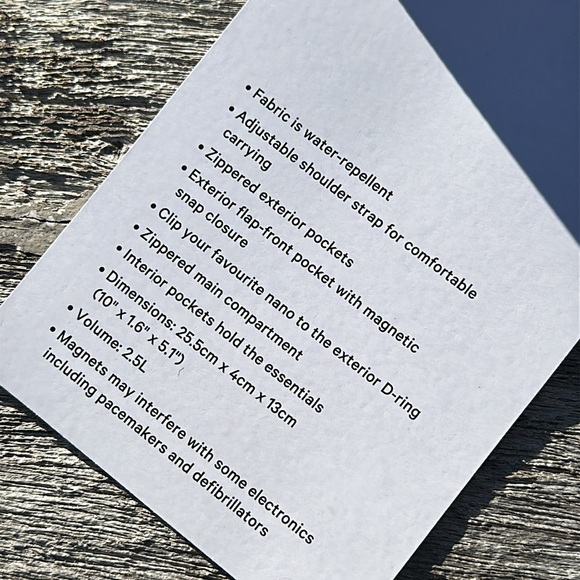 Lululemon Multi-Pocket Crossbody Bag 2.5L Raw Linen NWT - Picture 8 of 8